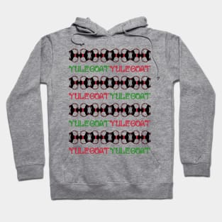 Yule Goat Christmas Pattern Hoodie